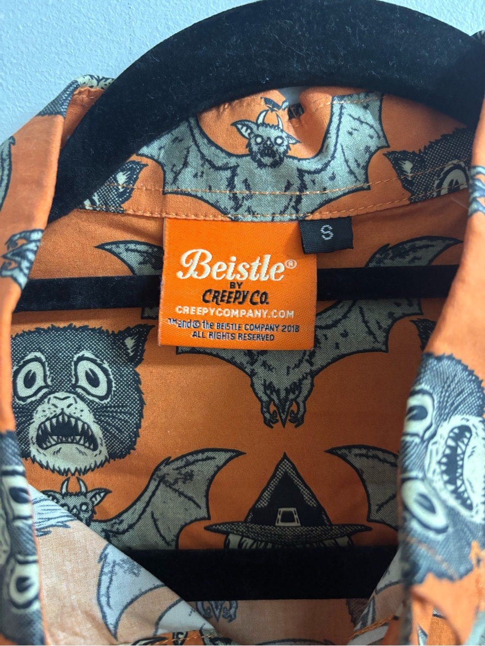 Beistle Halloween Creepy Co. Button-up - Picture 3 of 4